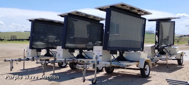 image for item DP3274 (6) 2007 American Signal message board trailers