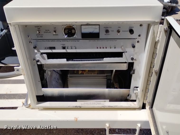 image for item DP3274 (6) 2007 American Signal message board trailers