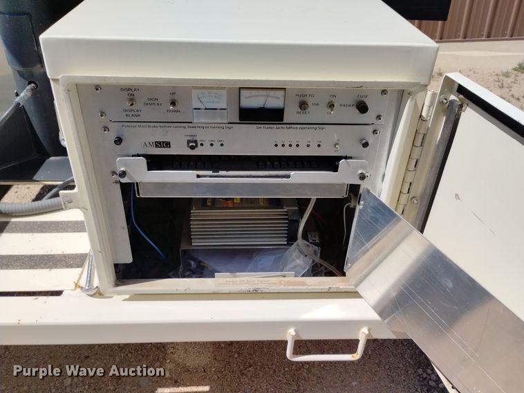 image for item DP3274 (6) 2007 American Signal message board trailers