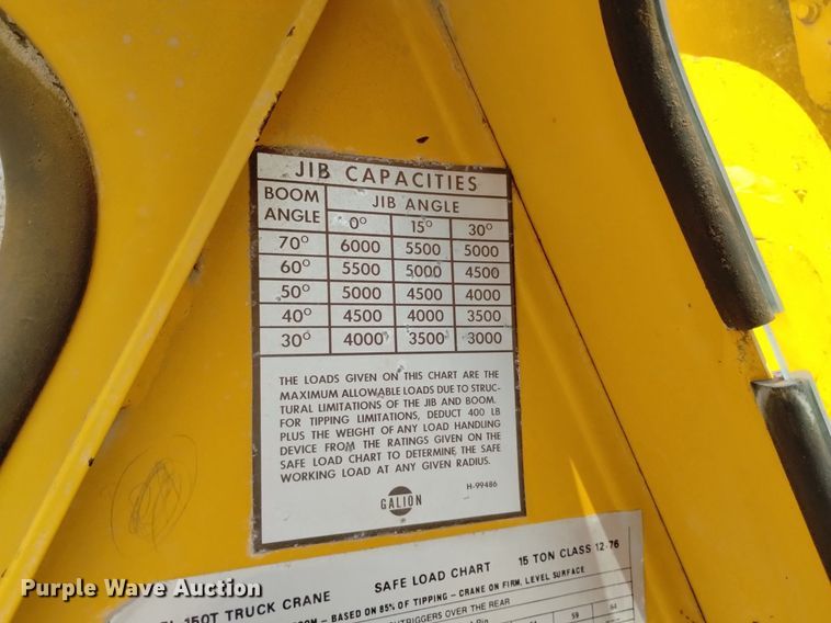 image for item DP3295 Galion 150T  crane