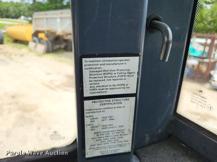 image for item DP5179 2012 John Deere 444K  wheel loader