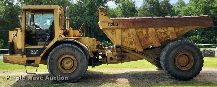 image for item DP5181 1990 Caterpillar D25D  haul truck