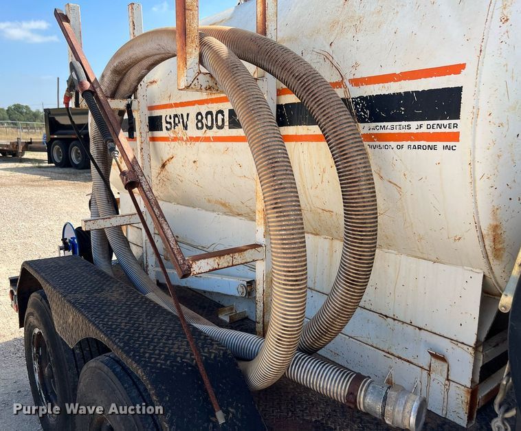 image for item DQ2103 Vacmasters of Denver SPV 800 GT3/W  vacuum excavator