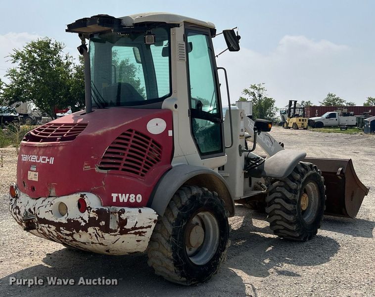 image for item DQ2108 2010 Takeuchi TW80  wheel loader