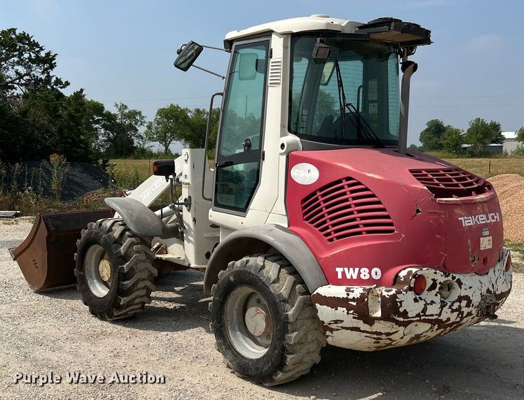 image for item DQ2108 2010 Takeuchi TW80  wheel loader