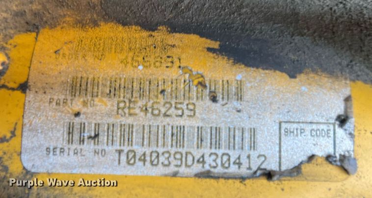 image for item DQ2109 1993 John Deere 310D  backhoe