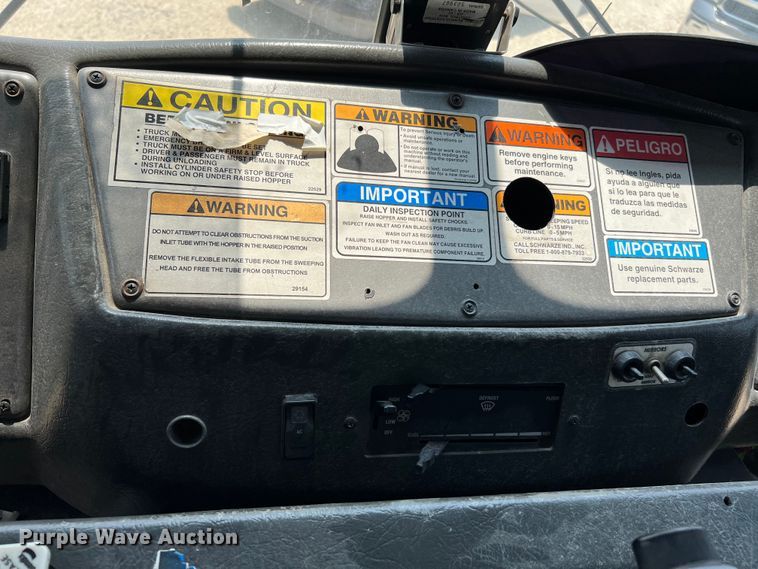 image for item DQ2112 2011 Crane Carrier  street sweeper truck