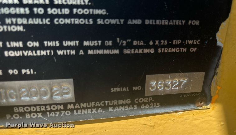 image for item DR4739 Broderson 1C2002B  crane