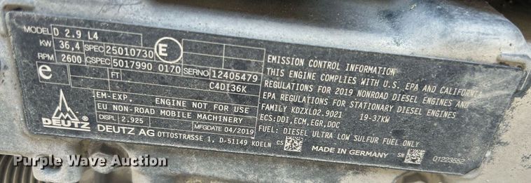 image for item DR4743 Sullivan-palatek D185UDZW  air compressor