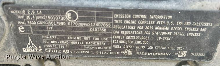 image for item DR4746 Sullivan-palatek D185UDZ  air compressor