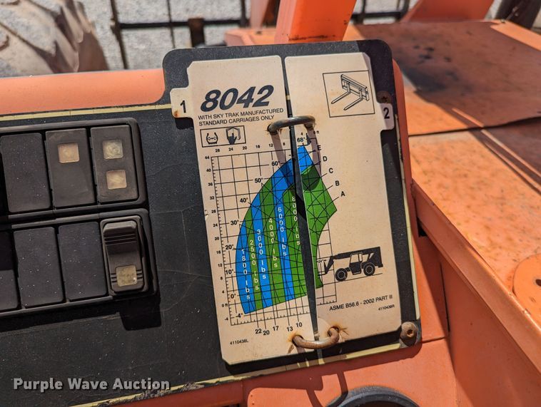 image for item DR6975 2008 SkyTrak 8042  telehandler