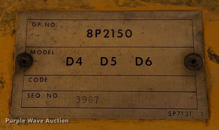 image for item DR6977 1978 Caterpillar D6D  dozer