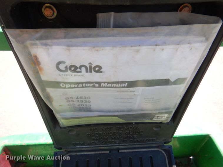 image for item DS5626 Genie GS1930  scissor lift