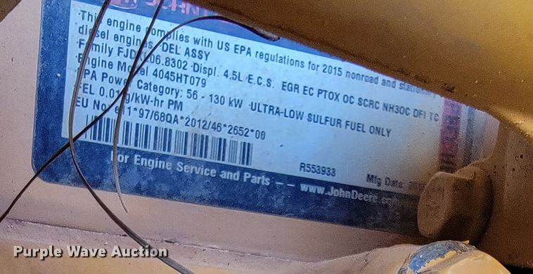 image for item HY9027 2016 John Deere 550K XLT  dozer