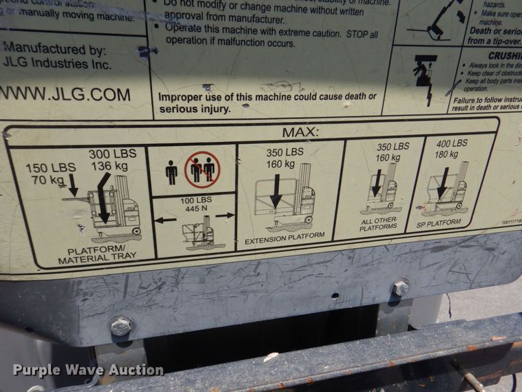image for item IB9555 2014 JLG 20MVL  vertical lift