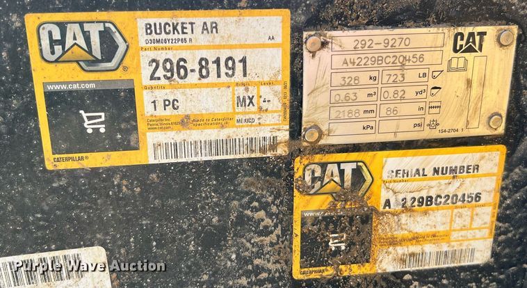 image for item II9203 2023 Caterpillar 289D3  tracked skid steer loader