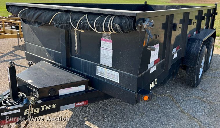 image for item II9204 2016 Big Tex 14LX-14BK7SIRPD  dump trailer