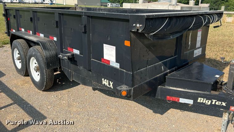 image for item II9204 2016 Big Tex 14LX-14BK7SIRPD  dump trailer