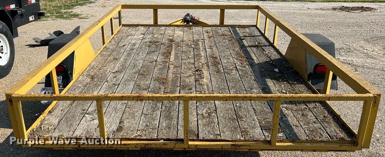 image for item II9205 2012 Shop built  tilt deck utility trailer