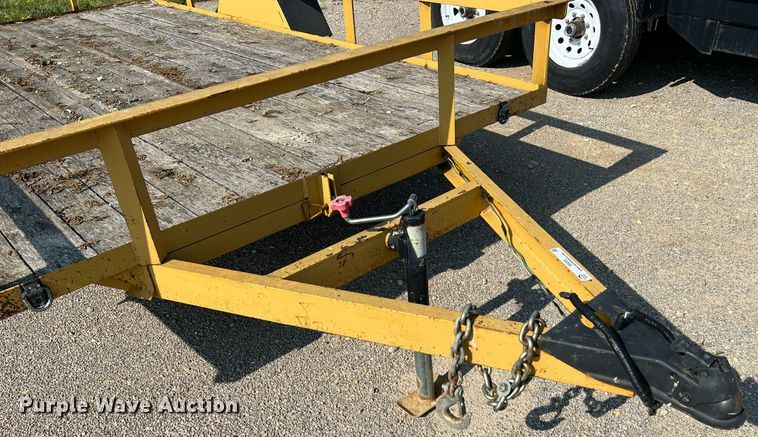 image for item II9205 2012 Shop built  tilt deck utility trailer