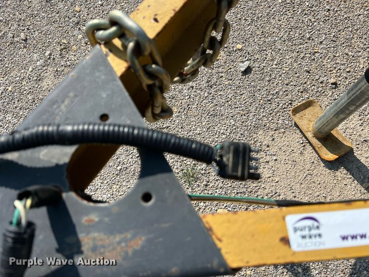 image for item II9205 2012 Shop built  tilt deck utility trailer