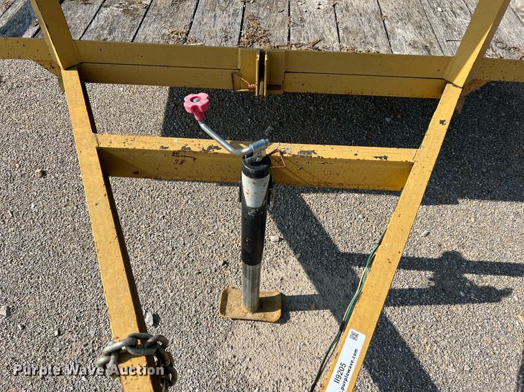 image for item II9205 2012 Shop built  tilt deck utility trailer