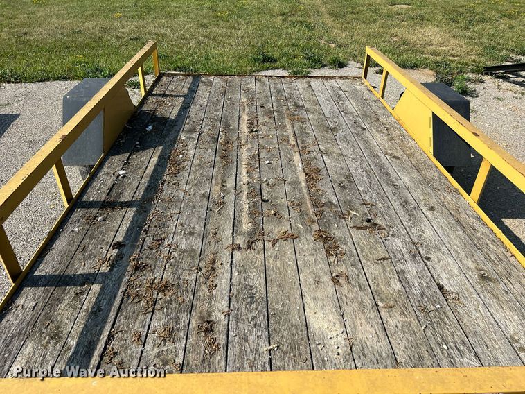 image for item II9205 2012 Shop built  tilt deck utility trailer