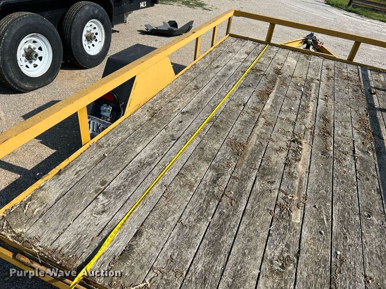 image for item II9205 2012 Shop built  tilt deck utility trailer
