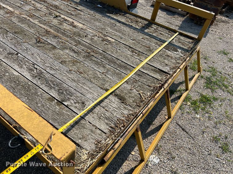 image for item II9205 2012 Shop built  tilt deck utility trailer