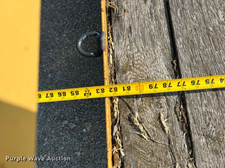 image for item II9205 2012 Shop built  tilt deck utility trailer