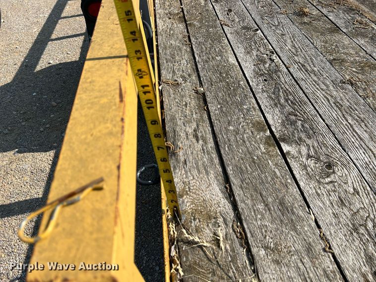 image for item II9205 2012 Shop built  tilt deck utility trailer