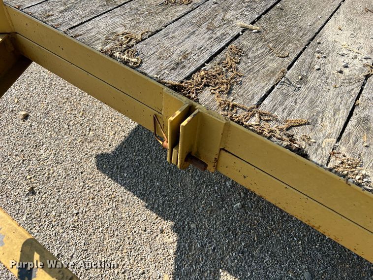 image for item II9205 2012 Shop built  tilt deck utility trailer