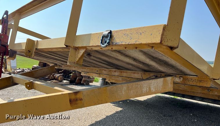 image for item II9205 2012 Shop built  tilt deck utility trailer