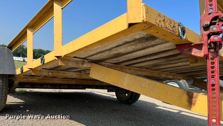image for item II9205 2012 Shop built  tilt deck utility trailer