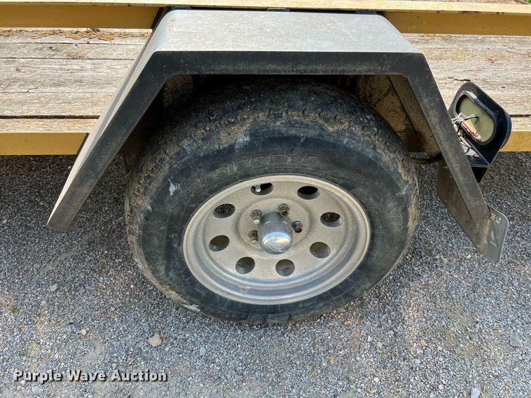 image for item II9205 2012 Shop built  tilt deck utility trailer