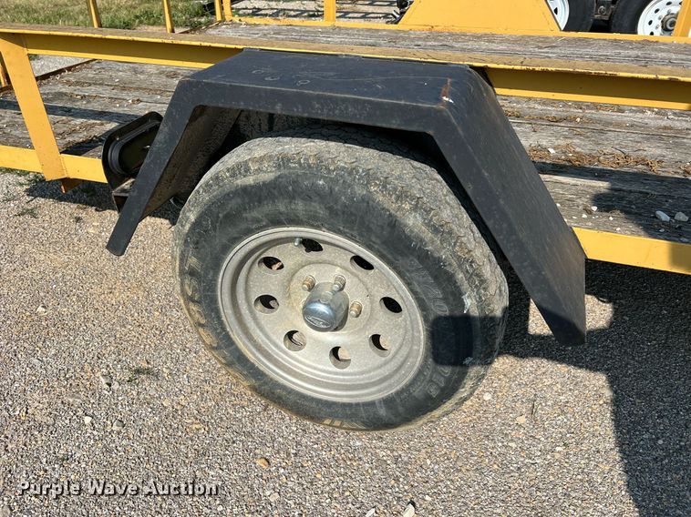 image for item II9205 2012 Shop built  tilt deck utility trailer