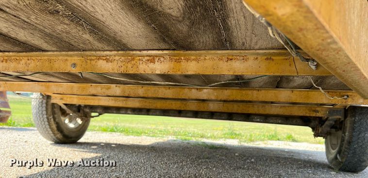 image for item II9205 2012 Shop built  tilt deck utility trailer