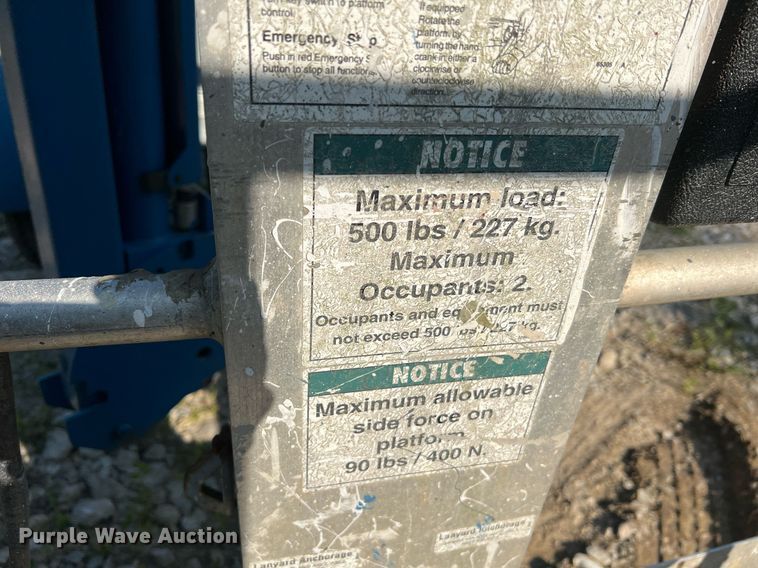 image for item II9210 2000 Genie TMZ-34/19  boom lift