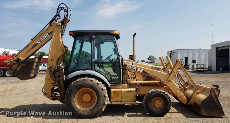 image for item IP9324 2002 Case 580 Super M  backhoe