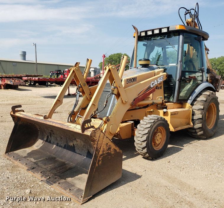 image for item IP9324 2002 Case 580 Super M  backhoe