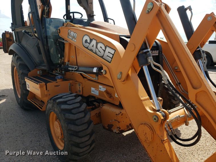 image for item IP9380 2012 Case 580 Super N  backhoe