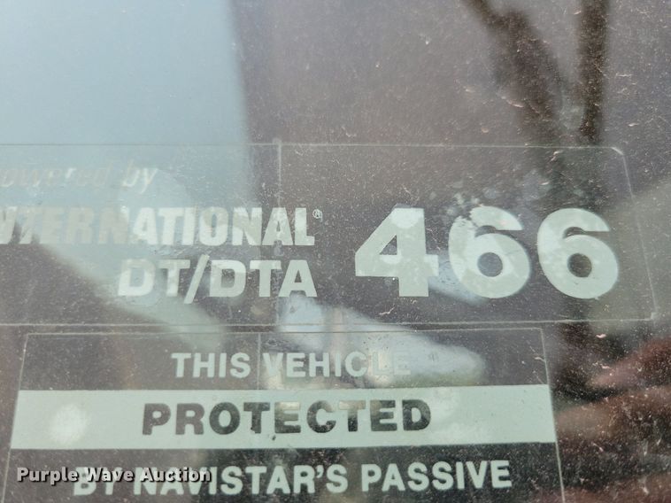 image for item JO9211 1991 International F2554  dump truck