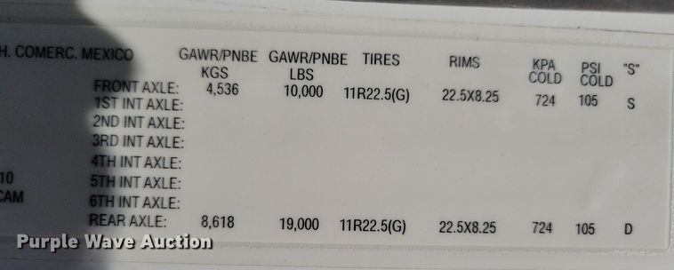 image for item JO9233 2018 Freightliner Business Class M2  flatbed truck