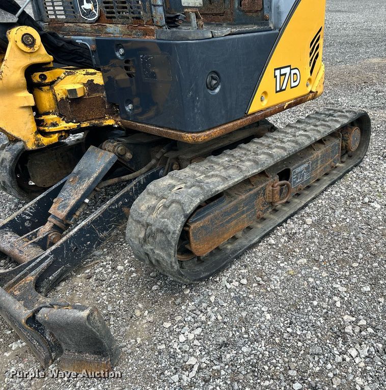 image for item KW9228 John Deere 17D  mini excavator