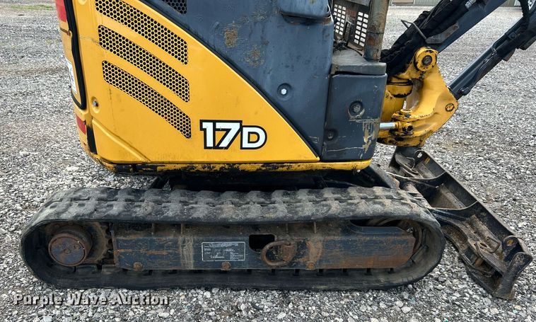 image for item KW9228 John Deere 17D  mini excavator