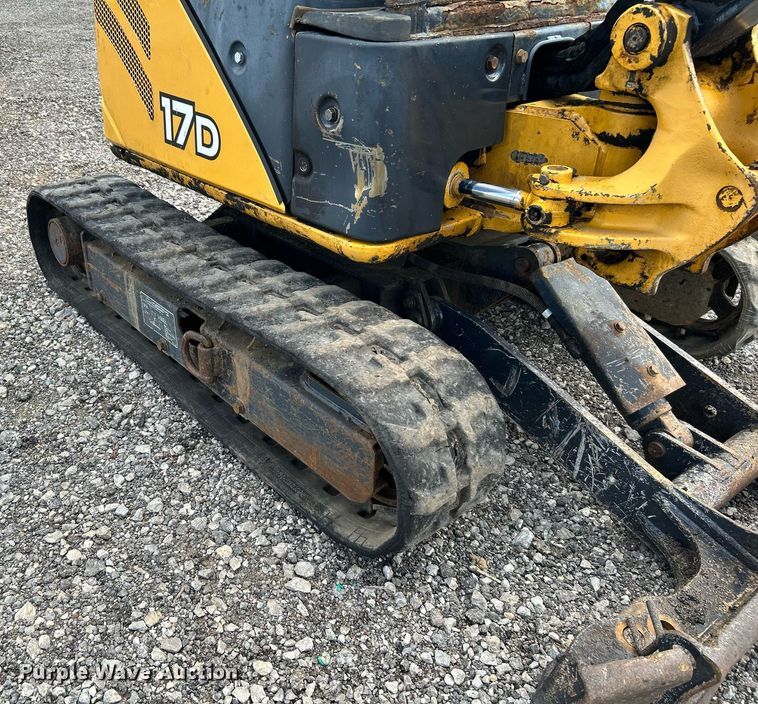 image for item KW9228 John Deere 17D  mini excavator
