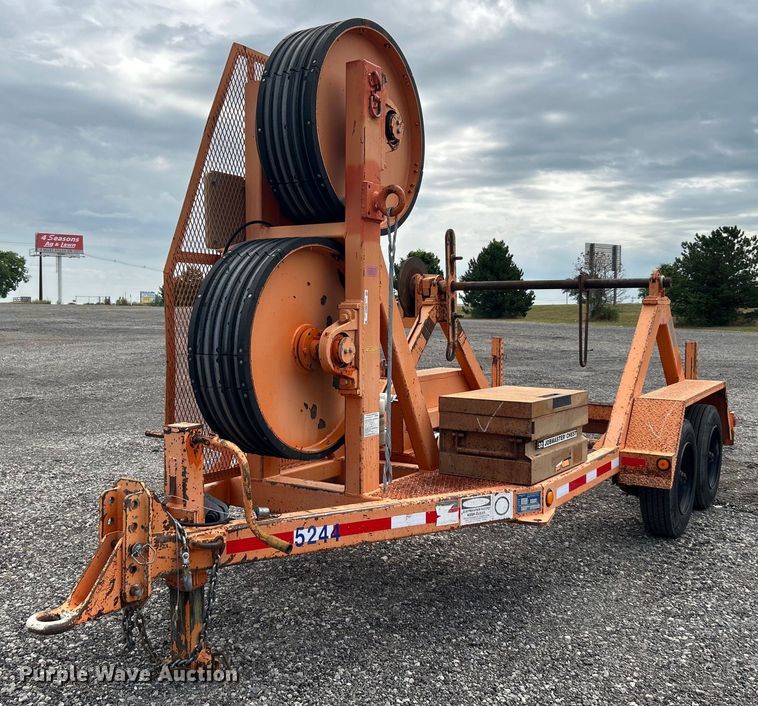 image for item KW9233 2005 Wagner Smith T-BWT-4-38  reel trailer