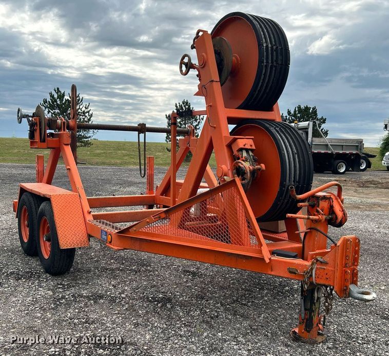 image for item KW9235 1995 Wagner Smith T-BWT-2-31RC  reel trailer