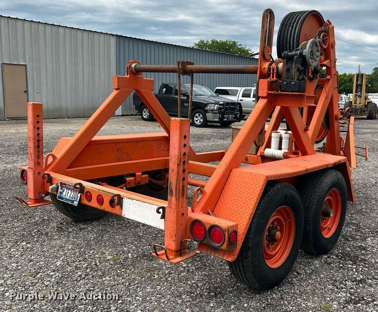 image for item KW9235 1995 Wagner Smith T-BWT-2-31RC  reel trailer