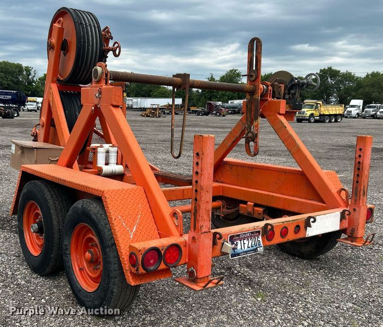 image for item KW9235 1995 Wagner Smith T-BWT-2-31RC  reel trailer